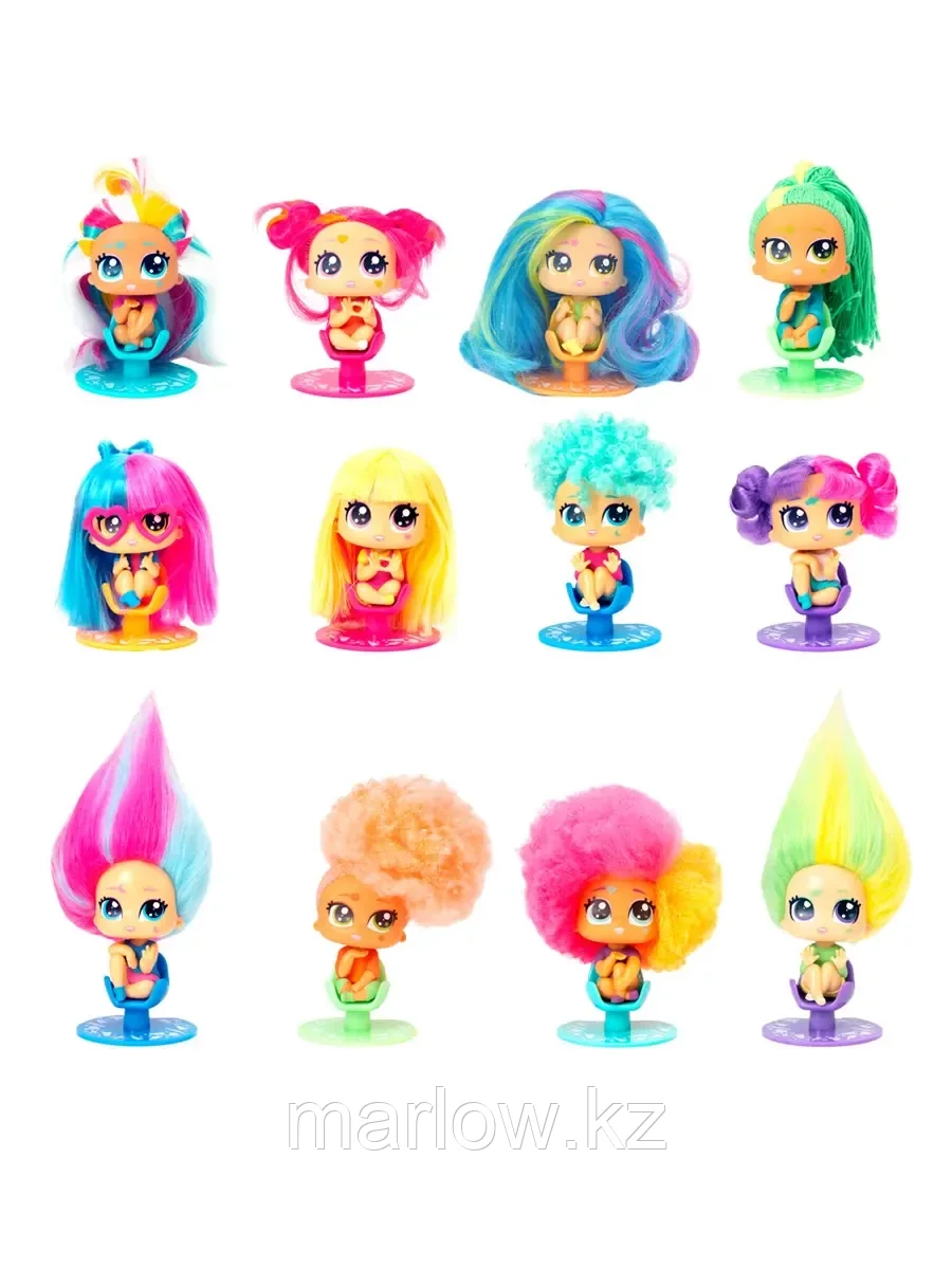 Игровой набор Hairdooz 37305 куколка Неон в парикмахерской с аксессуарами - фото 1 - id-p111445481