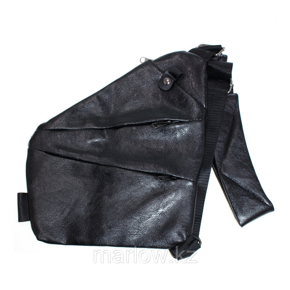 Мужская сумка-кобура из кожи Fino, чёрный - фото 2 - id-p111423276