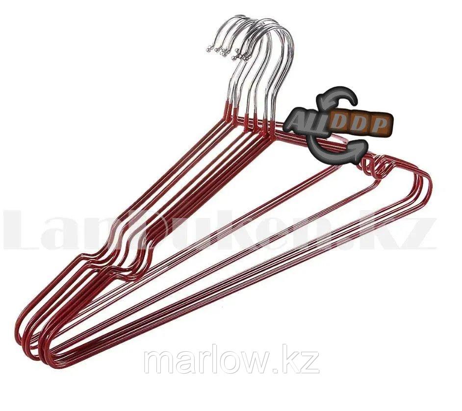 Вешалка многофункциональная для одежды и аксессуаров металлическая красная - фото 1 - id-p111424271