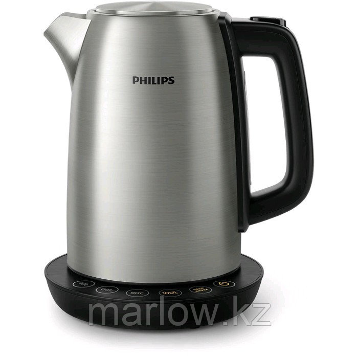 Чайник Philips HD9359/90, металл, 1.7 л, 2200 Вт, регулировка температуры, серебристый - фото 1 - id-p111435805