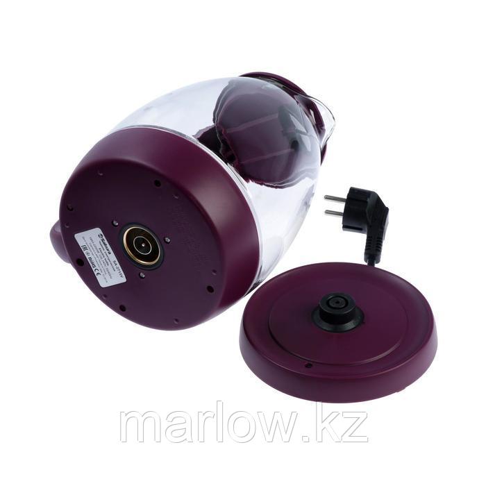 Чайник электрический Sakura SA-2715V, стекло, 1.7 л, 2200 Вт, пурпурный - фото 6 - id-p111434828