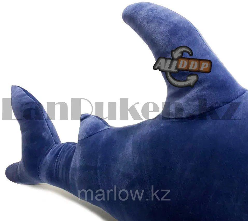 Мягкая игрушка монстр Акула средняя 65 см синяя - фото 4 - id-p111425262