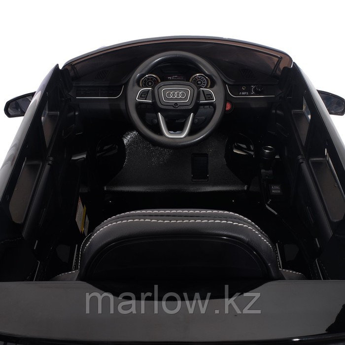 Электромобиль AUDI Q7, EVA колёса, кожаное сиденье, цвет чёрный глянец - фото 6 - id-p111431162