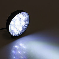 Противотуманная фара 9 LED, IP67, 27 Вт, 12 В, 1890 Лм, 5000 К, направленный свет