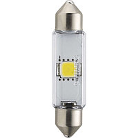 Лампа светодиодная PHILIPS 12 В, SV8,5-43/11, 1,0 Вт, 6000K, X-treme Vision