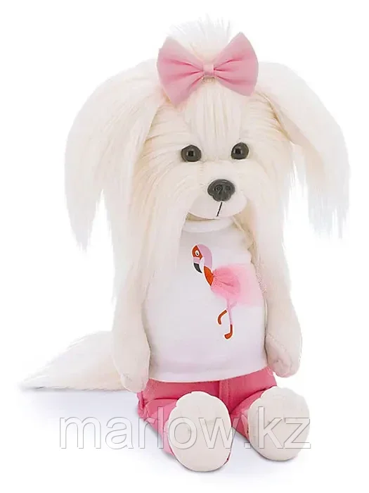 Мягкая игрушка Собачка Mimi Цвет настроения Фламинго 25 см LD054 Lucky - фото 4 - id-p111447487