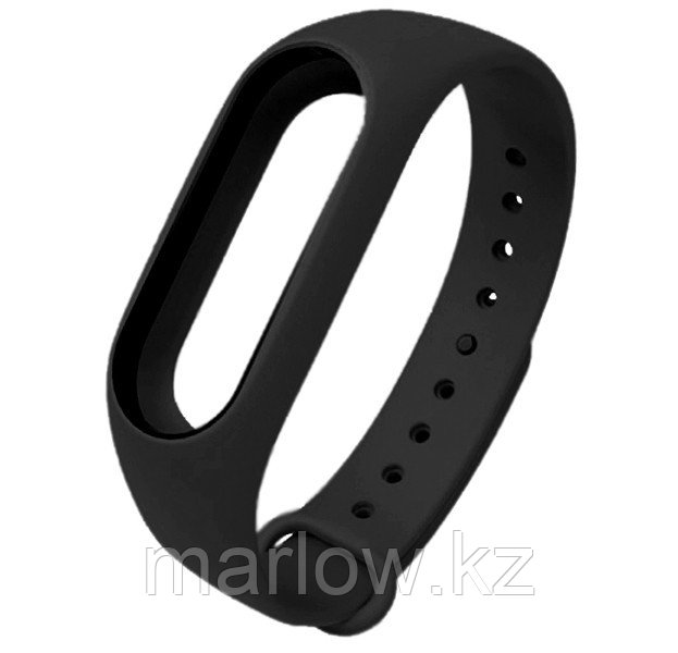 Ремешок для фитнес браслета Xiaomi Mi Band 3 Strap, чёрный - фото 2 - id-p111421343