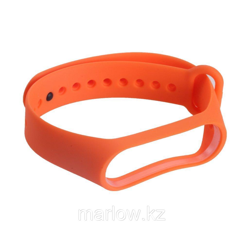 Ремешок для фитнес браслета Xiaomi Mi Band 3 Strap, оранжевый - фото 1 - id-p111421345