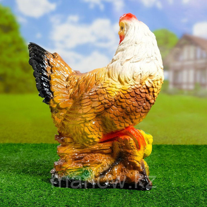 Садовая фигура "Курица с цыплятами" 40см - фото 3 - id-p111438591