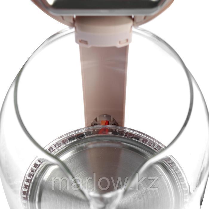 Чайник электрический Sakura SA-2709CW, стекло, 1.8 л, 1800 Вт, бежевый - фото 3 - id-p111433995