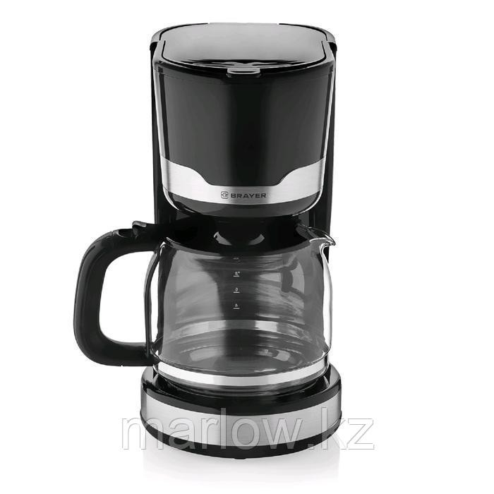 Кофеварка BRAYER BR1120, капельная, 1000 Вт, 1.5 л, поддержание температуры, чёрная - фото 4 - id-p111435821