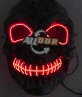Светящаяся LED маска Черепа на батарейках - фото 5 - id-p111453438