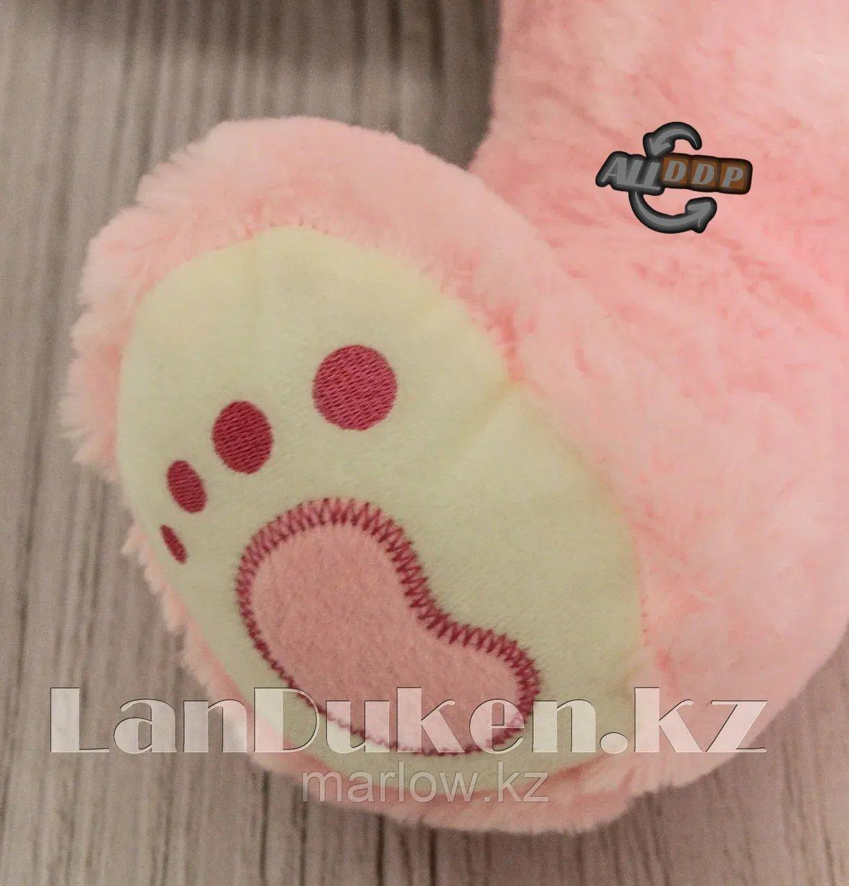 Мягкая игрушка мишка большой 47 см розовый - фото 8 - id-p111425287