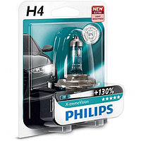 Лампа автомобильная Philips X-treme Vision +130%, H4, 12 В, 60/55 Вт, 12342XV+B1