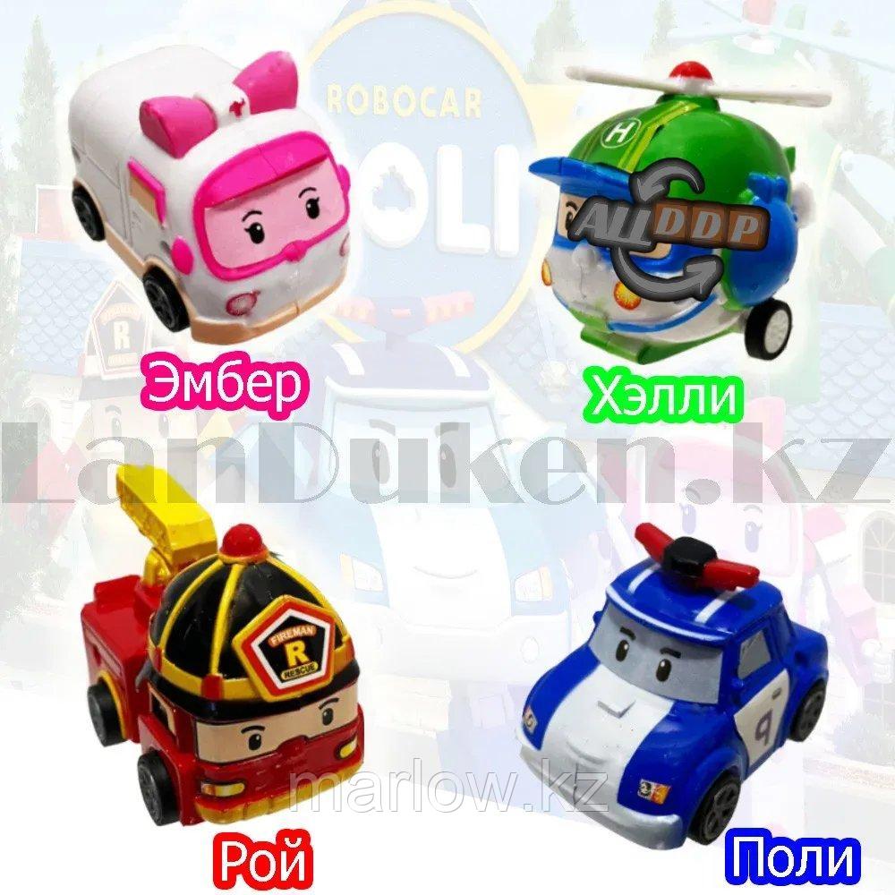 Набор машинок игровой для детей из серии Робокар Поли 4 машинки в комплекте - фото 7 - id-p111452443