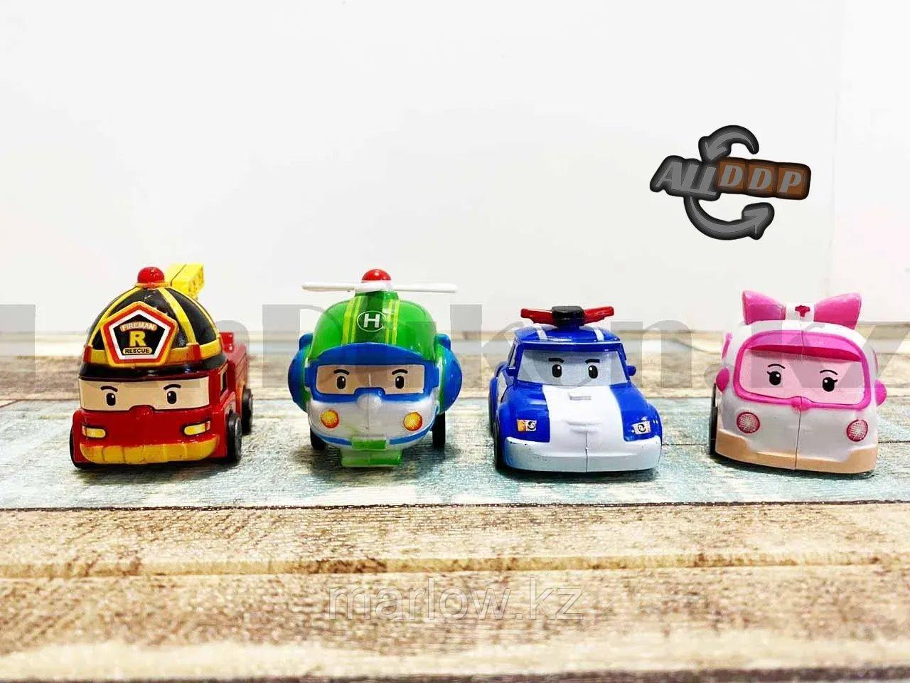 Набор машинок игровой для детей из серии Робокар Поли 4 машинки в комплекте - фото 10 - id-p111452443