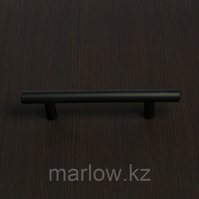Ручка рейлинг, облегченная, d=12 мм, м/о 96 мм, цвет черный - фото 2 - id-p111462380