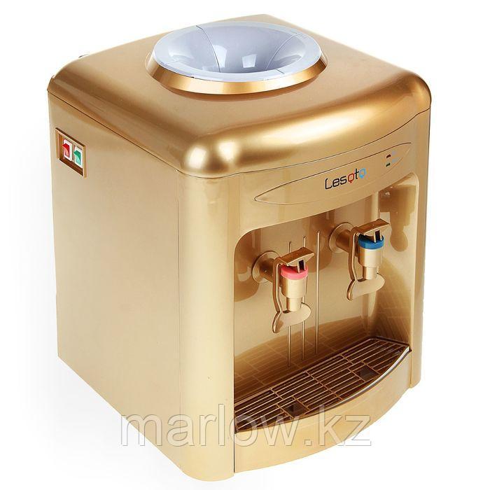 Кулер для воды LESOTO 36 TD, нагрев и охлаждение, 500/68 Вт, цвет золото - фото 1 - id-p111434867