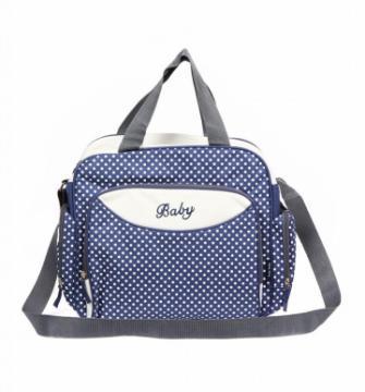 Компактная сумка для мамы Baby, 36х9х26 см, синий - фото 1 - id-p111422357