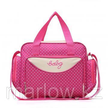 Компактная сумка для мамы Baby, 36х9х26 см, розовый - фото 1 - id-p111422365