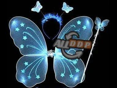 Набор феи крылья и волшебная палочка (голубой) - фото 1 - id-p111453461