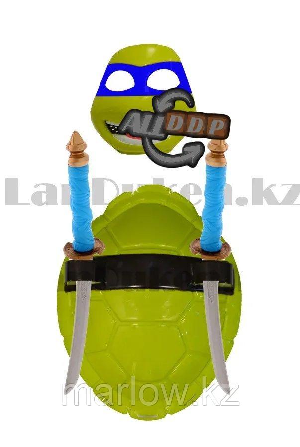 Игровой набор Черепашек Ниндзя "Ниндзя Леонардо" с панцирем маской и оружием - фото 9 - id-p111452472