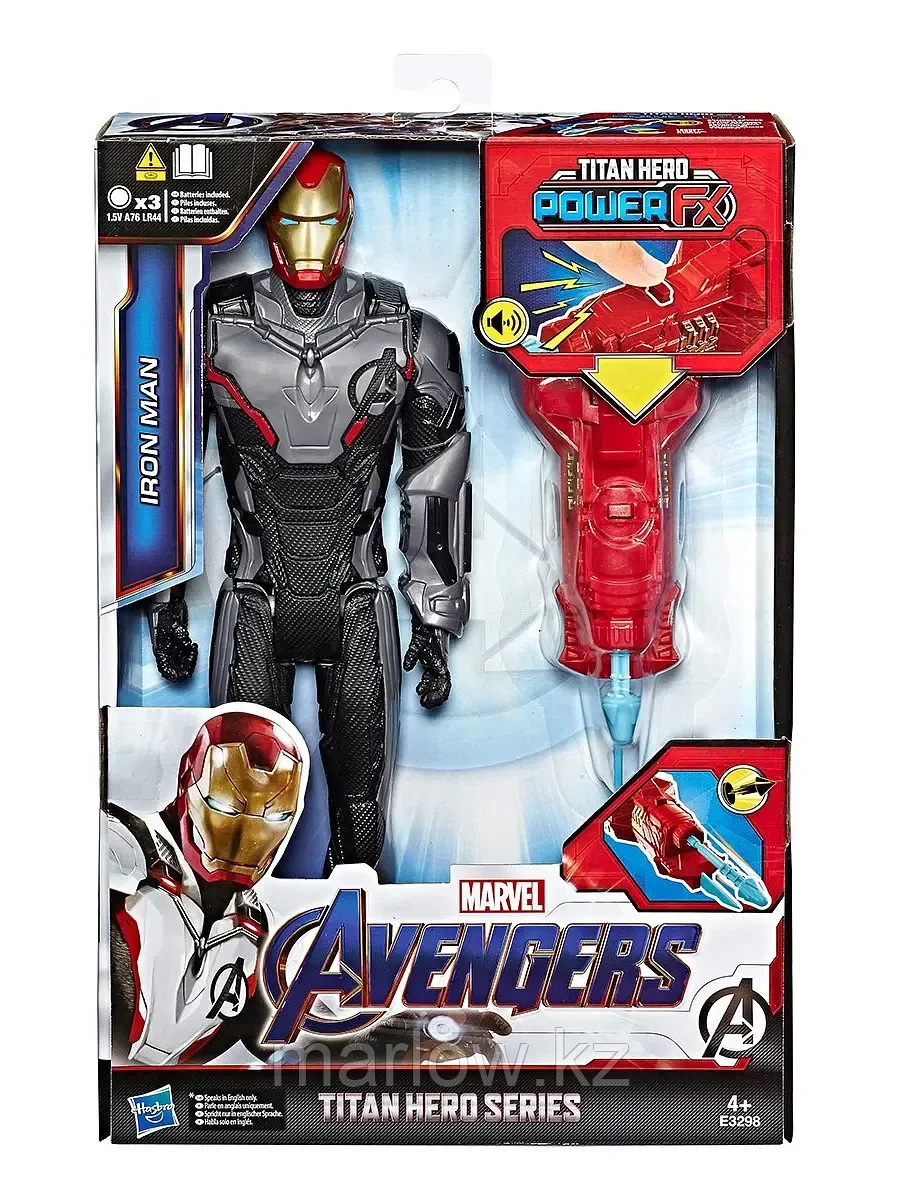 Фигурка Железного человека Пауэр Пэк "Avengers Movie" 30см E3298 HASBRO - фото 3 - id-p111447535