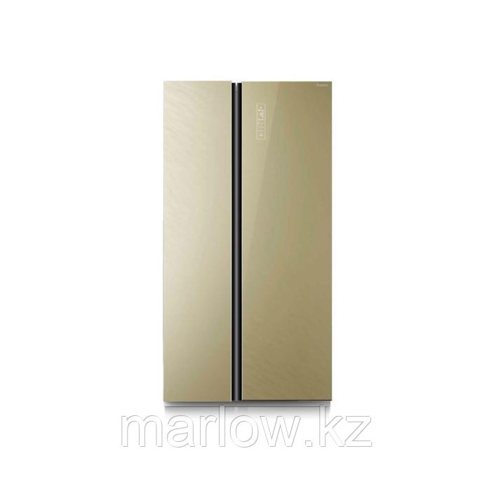 Холодильник "Бирюса" SBS 587 GG, Side-by-side, класс А+, 510 л, Full No Frost, бежевый - фото 1 - id-p111434032