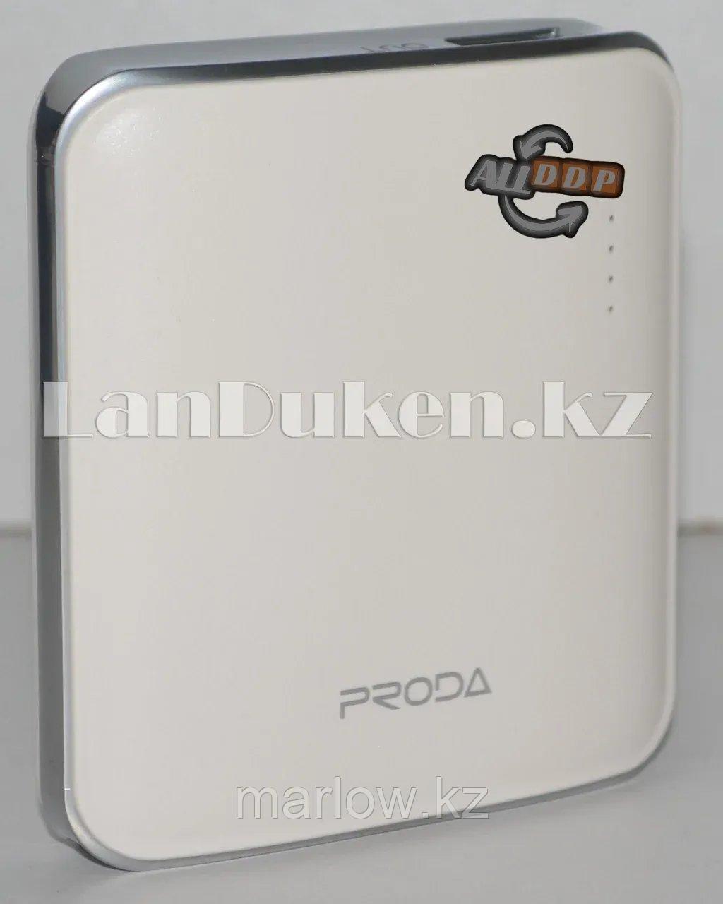 Портативное зарядное устройство Proda MINK Power Bank 5000 mAh (белый) - фото 7 - id-p111454470