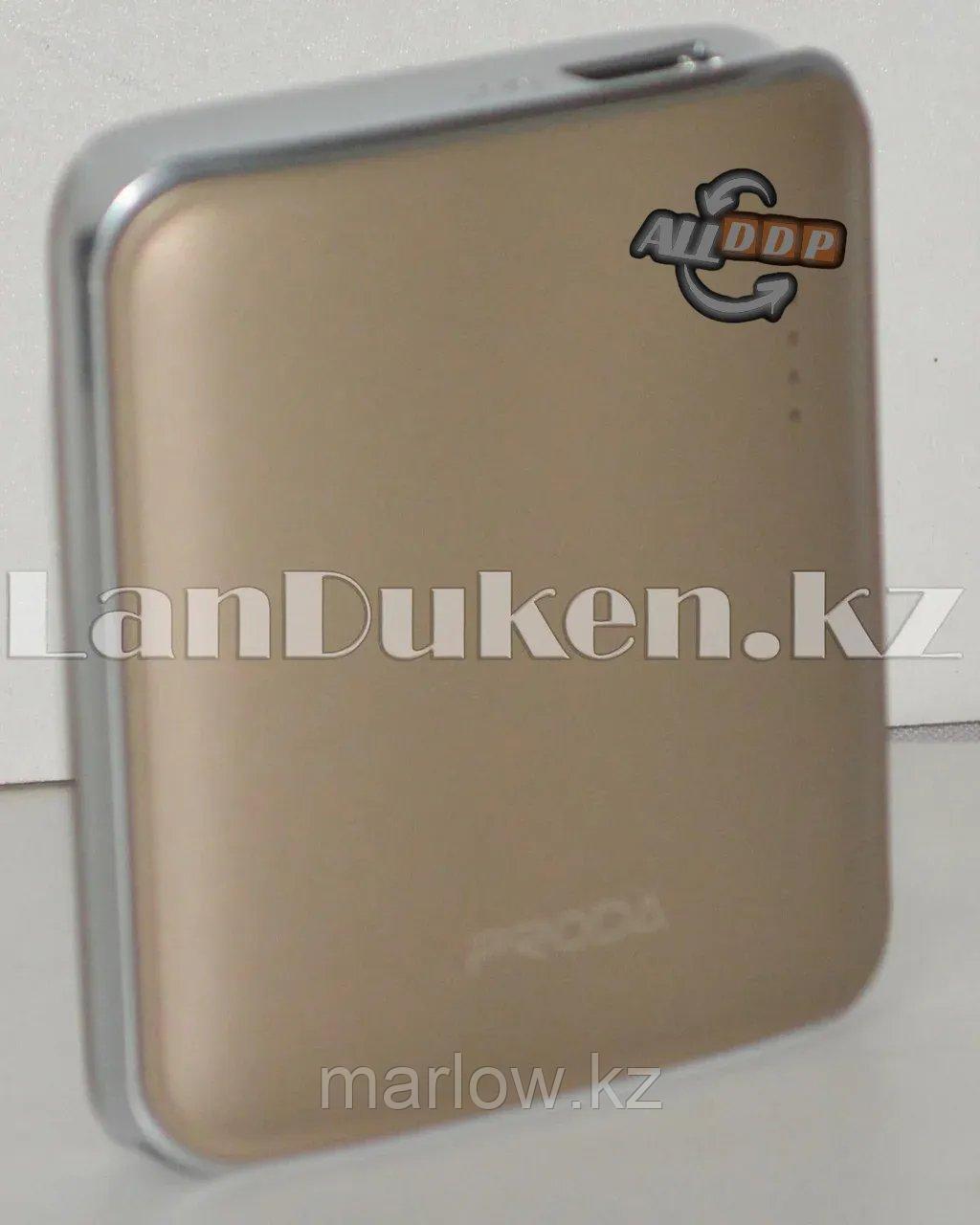 Портативное зарядное устройство Proda MINK Power Bank 5000 mAh (бронзовый) - фото 6 - id-p111454471