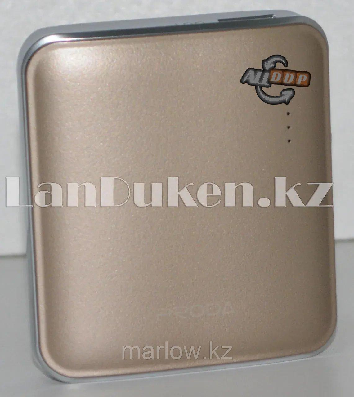Портативное зарядное устройство Proda MINK Power Bank 5000 mAh (бронзовый) - фото 7 - id-p111454471