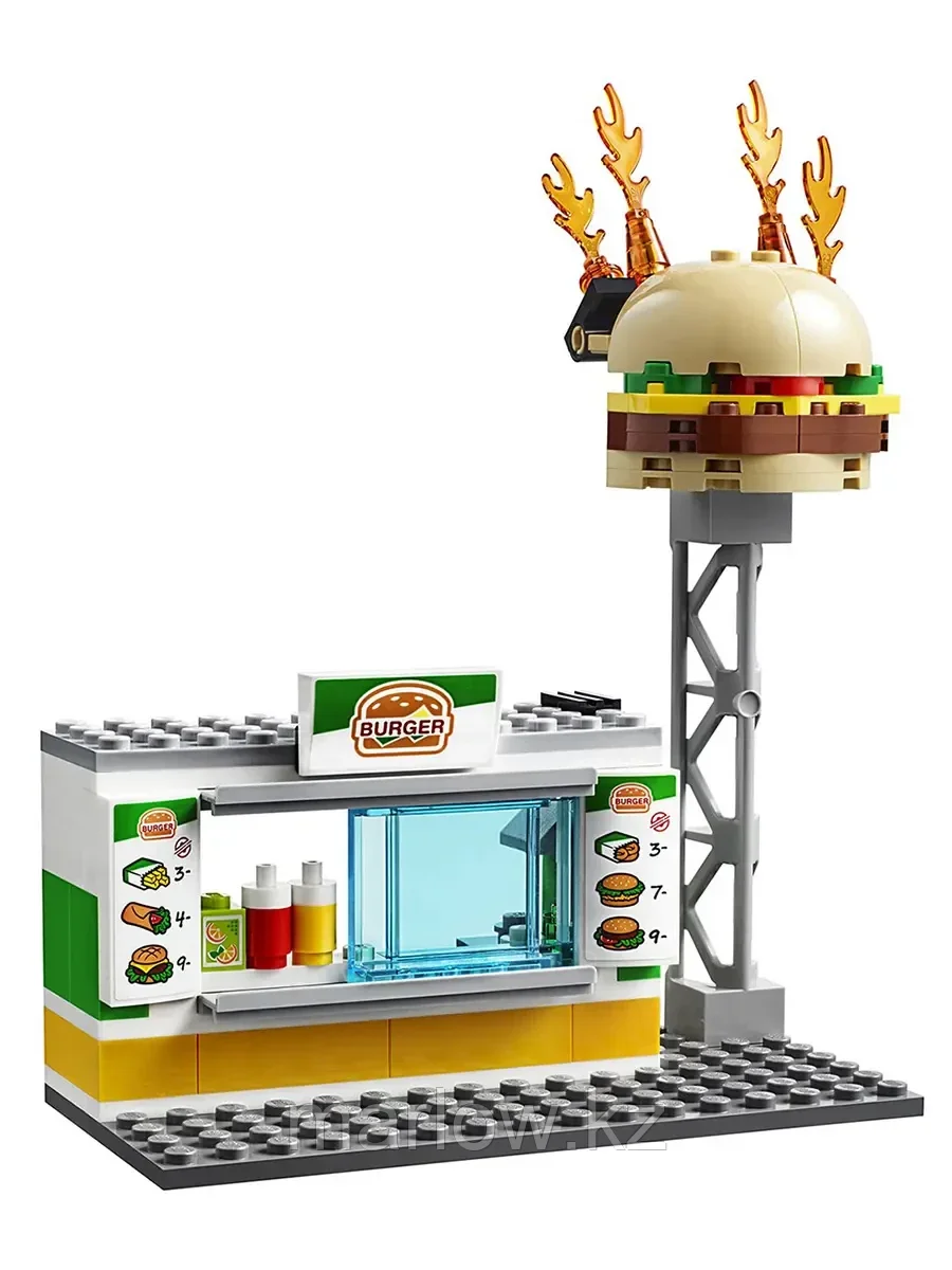 Конструктор Пожарные: Пожар в бургер-кафе 327 дет. 60214 LEGO City - фото 4 - id-p111447540