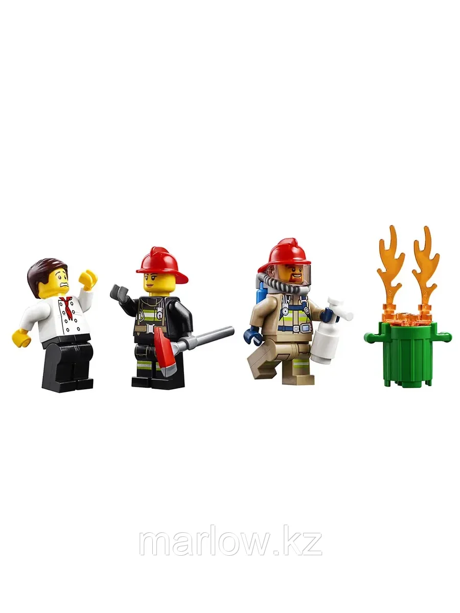 Конструктор Пожарные: Пожар в бургер-кафе 327 дет. 60214 LEGO City - фото 8 - id-p111447540