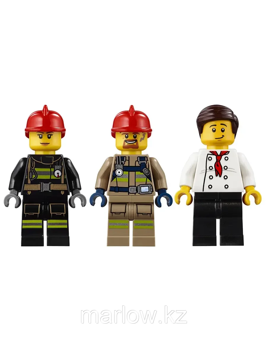 Конструктор Пожарные: Пожар в бургер-кафе 327 дет. 60214 LEGO City - фото 9 - id-p111447540