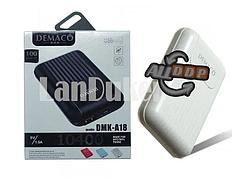 Портативное зарядное устройство DEMACO Power Bank DMK-A18 10400 mAh, белое