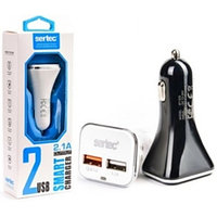 АЗУ 2USB SERTEC ST-223 BLACK/WHITE