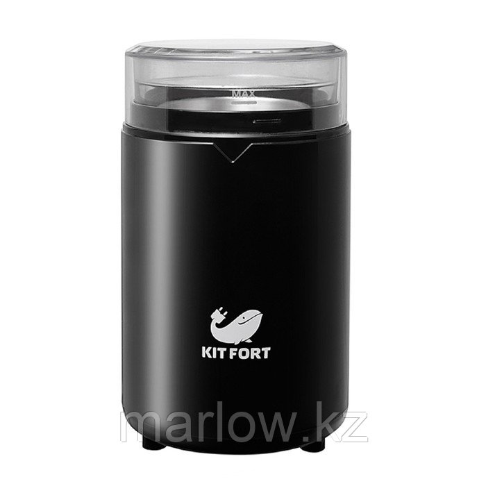 Кофемолка Kitfort KT-1314, ножевая, 150 Вт, 60 г, чёрная - фото 1 - id-p111434906