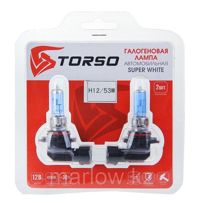 Набор галогенных ламп TORSO H12, 4200 K, 12 В, 53 Вт, 2 шт., SUPER WHITE - фото 3 - id-p111427317