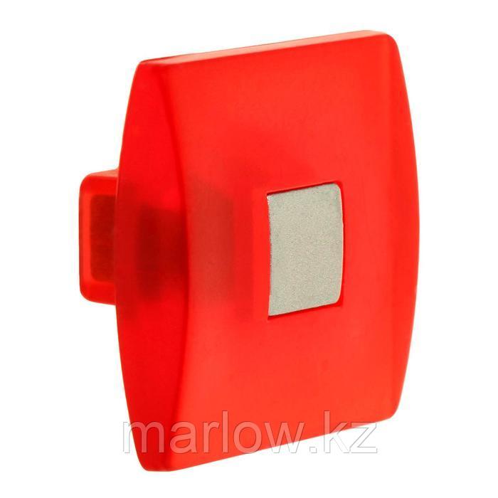 Ручка кнопка PLASTIC 003, пластиковая, красная - фото 1 - id-p111463408
