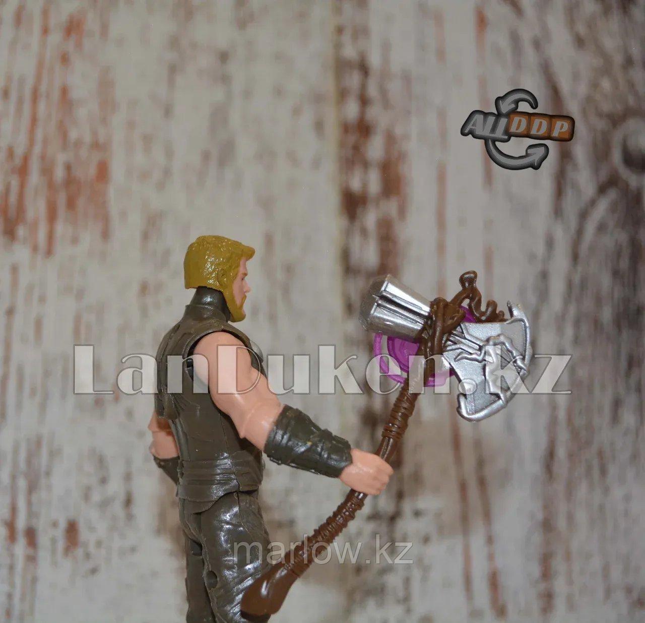 Фигурка героя шарнирная Тор (Thor) - фото 9 - id-p111452506