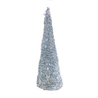 Новогодняя серебристая елка (120 см)