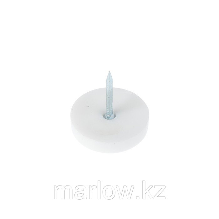 Накладка мебельная круглая TUNDRA, D=24 мм, 8 шт., пластиковая, цвет белый - фото 2 - id-p111463423