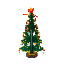 Новогодняя декоративная деревянная елка Star (зеленая)