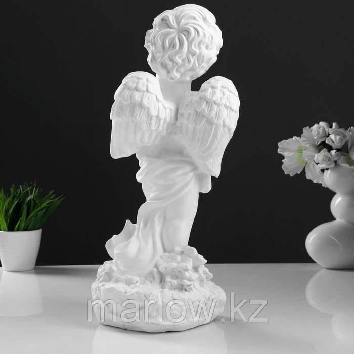 Светящаяся фигура "Ангел с цветами" большой 17х19х43см - фото 4 - id-p111438683