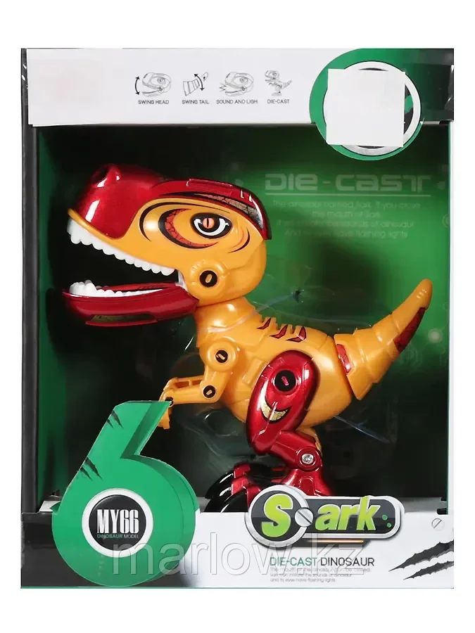 Детская игрушка в виде животного динозавра MY66-Q1203G-R - фото 2 - id-p111444626