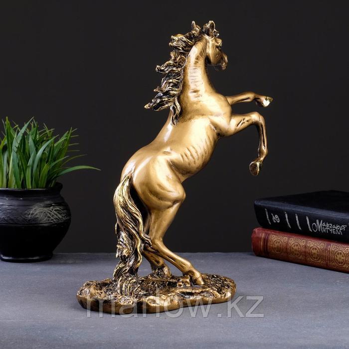 Фигура "Конь на дыбах" бронза 24х27х37см - фото 3 - id-p111439678