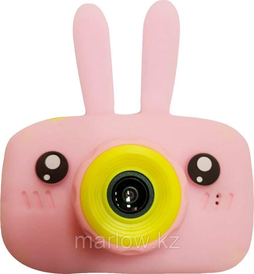 Балалар фотоаппараты Қояндар Kids fun camera, қызғылт - фото 4 - id-p111423392