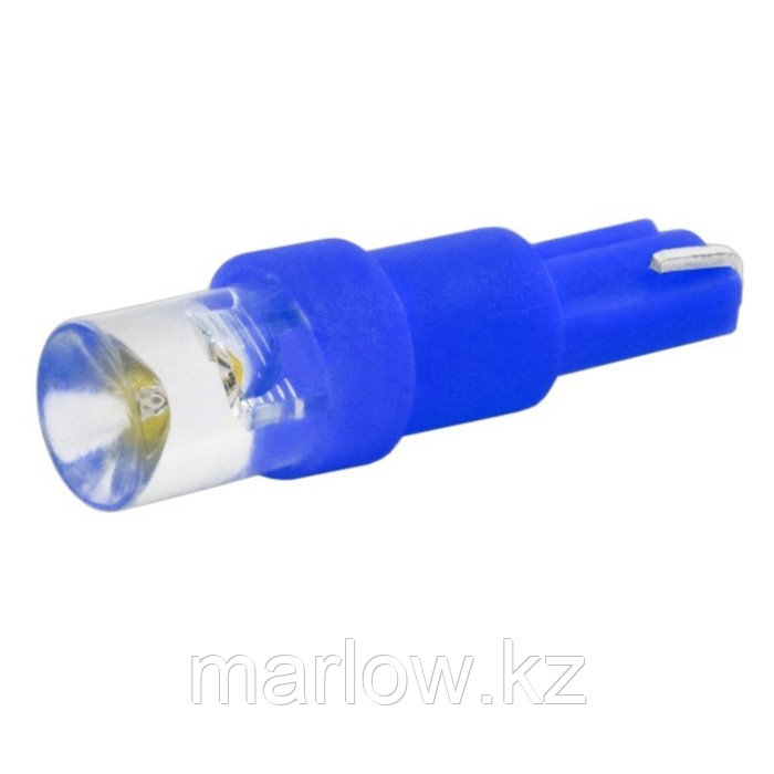 Лампа светодиодная T5(W1,2W), 12В 1 диод без цоколя синяя Skyway, - фото 1 - id-p111427338