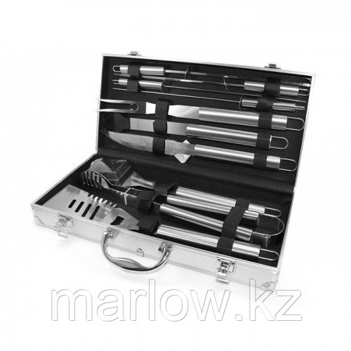 Набор для мангала BBQ Tools Set 43х21х8см AL-10, 6шт - фото 1 - id-p111458476