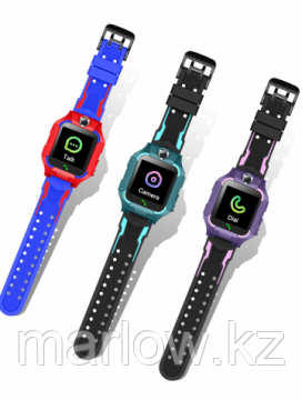 Умные часы Smart Watch Q88, фиолетовый - фото 1 - id-p111423409